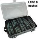 Kit 400 Peças Parafusos e Buchas com Organizador Multiuso Maleta Marcenaria Chipboard Phillips
