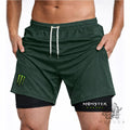 Bermuda Compressão 2em1 MONSTER PRO FIT Masculina DryFit
