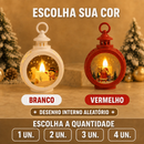 Lanterna Natalina Decorativa LED Luz Quente com Pilha para Árvore Mesa e Decoração ENVIO EM 24 HORAS