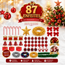 Árvore de Natal 1,20 Metros Tradicional com 100 Galhos Promoção Decoração Natalina Completa