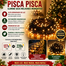 Arvore de Natal Decorada 150cm 220 Galhos + 70 Enfeites Completa Enfeitada Pinheiro Verde Pisca Led Decoração Top