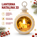 Lanterna Natalina Decorativa LED Luz Quente com Pilha para Árvore Mesa e Decoração ENVIO EM 24 HORAS