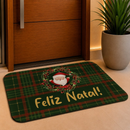 Tapete de Porta Natalino Noel e Animais Antiderrapante Direto de Fabrica.