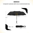 Guarda Chuva Automático Grande Reforçado Contra Vento Impermeável 102 cm De Diâmetro Linha Premium