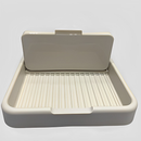 Organizador de Cozinha 5 em 1 Suporte para Tampas, Panelas, Talheres e Porta-Tempero