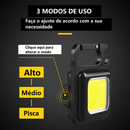 Mini Lanterna Led Portátil Usb Recarregável Bolso Tática Abridor KIT 4 & KIT 3 & KIT 2 & KIT 1