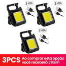 Mini Lanterna Tática COB LED Multifuncional Recarregável
