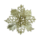 10 Unid . Flores Artificiais Árvore De Natal Glitter Decoração Presente De Ano Novo ANJIN