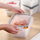 Kit 3 potes Organizadores para Geladeira Organizador de Alimentos Vegetais Cozinha Moderna
