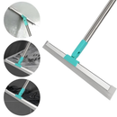 Rodo de Silicone Multiúso com Cabo de Aço Inox e Gancho
